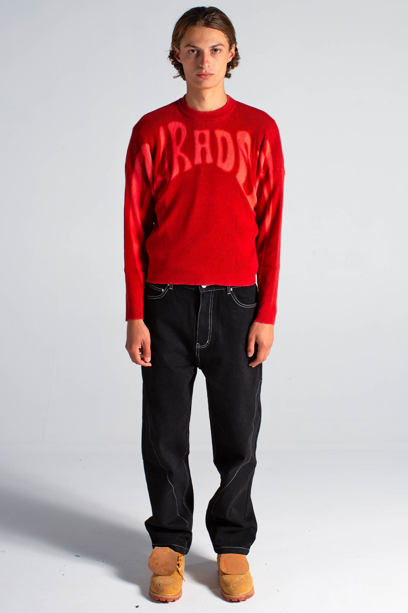 Ghost Knit Red