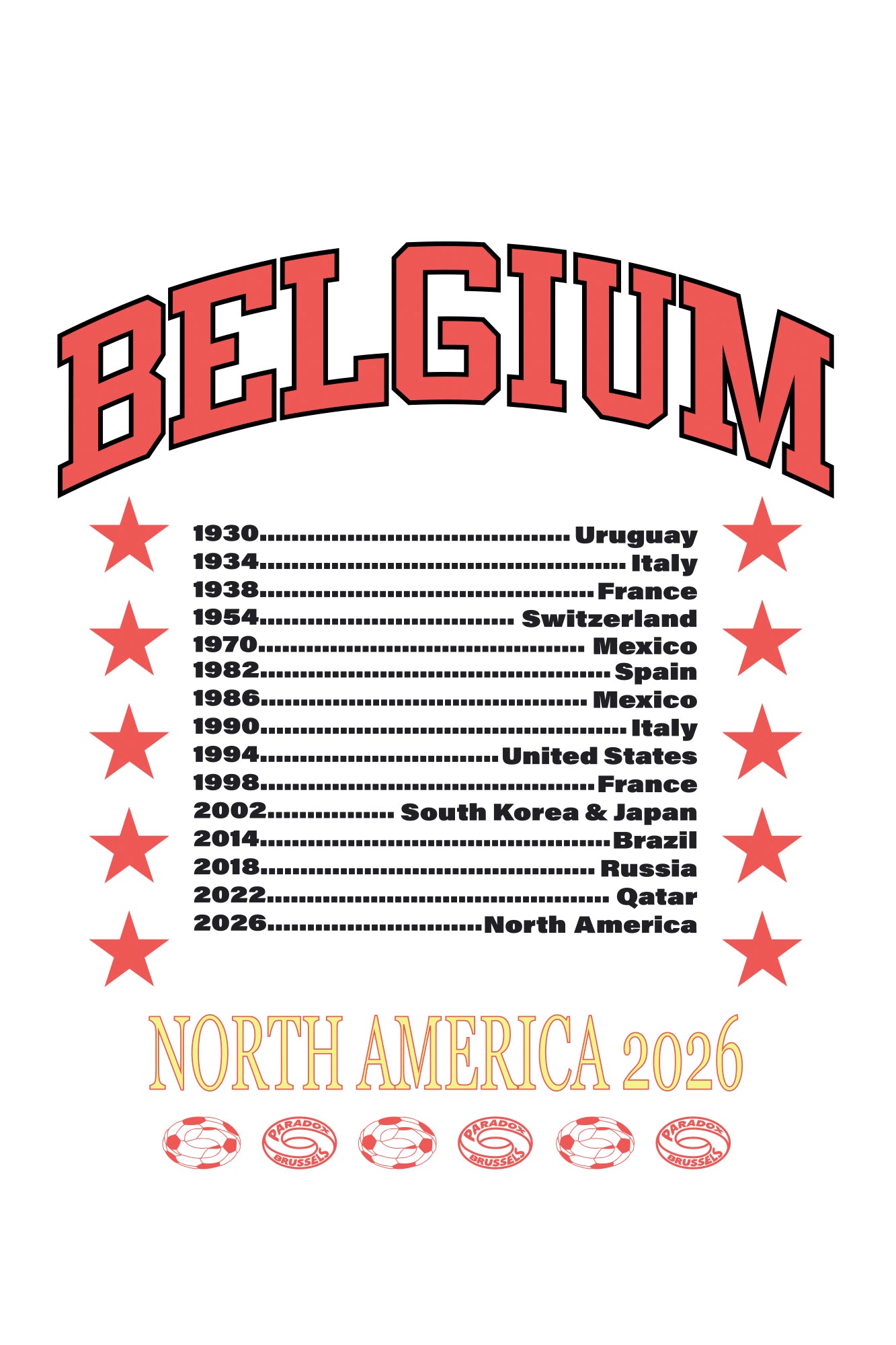 Belgium Tee