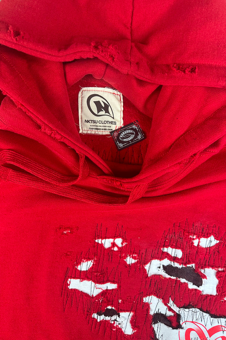 HOODIE RED AMOUR RWRK