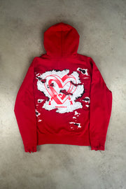 HOODIE RED AMOUR RWRK