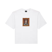 White Tee-shirt men ; White Tee-shirt woman ; Screen print Tee-Shirt ; Print Tee-shirt ; JeanJass Tee-shirt ; Double Impact Tee-Shirt
