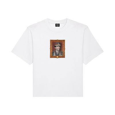 White Tee-shirt men ; White Tee-shirt woman ; Screen print Tee-Shirt ; Print Tee-shirt ; JeanJass Tee-shirt ; Double Impact Tee-Shirt
