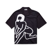 Black shirt men ; Black shirt women ; Screen print shirt ; Print shirt ; Summer shirt