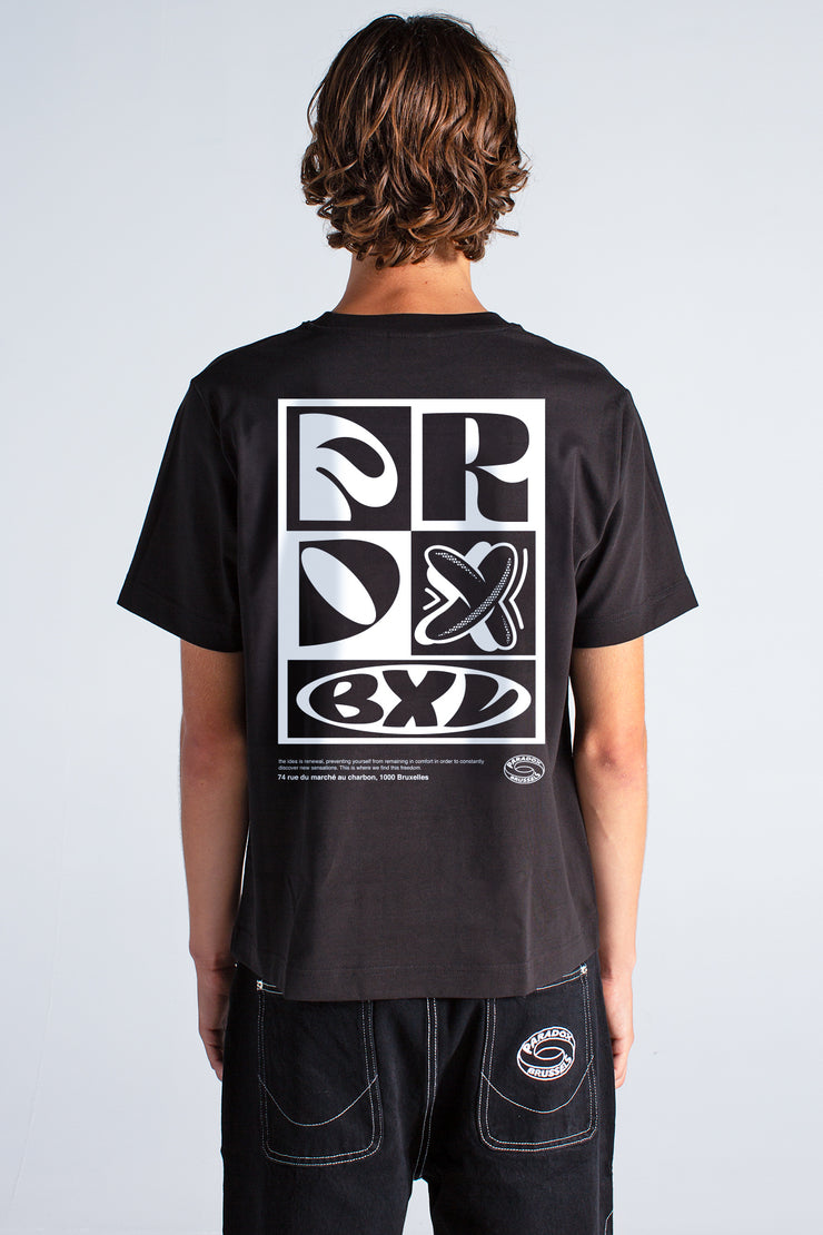 black tee-shirt ; tee-shirt men ; tee-shirt women ; graphic tee-shirt
