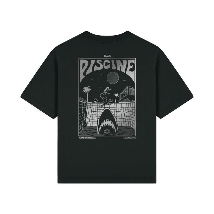 Black Tee-shirt men ; Black Tee-shirt woman ; Screen print Tee-Shirt ; Print Tee-shirt ; Tee-shirt summer ; shark Tee shirt
