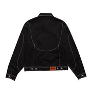 denim jacket men ; black denim jacket ; black jacket 