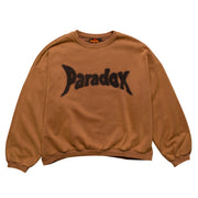 Crewneck hoodie men ; crewneck hoodie women ; brown crewneck hoodie 