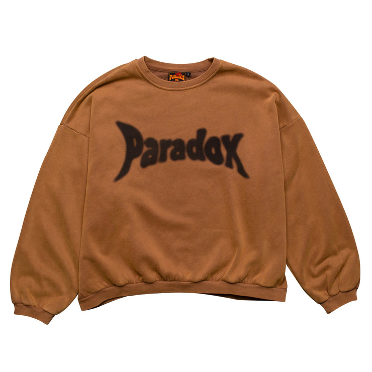 Crewneck hoodie men ; crewneck hoodie women ; brown crewneck hoodie 