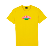 yellow tee-shirt men ; yellow tee-shirt women ; print tee-shirt ; tee-shirt summer ; brussels tee-shirt