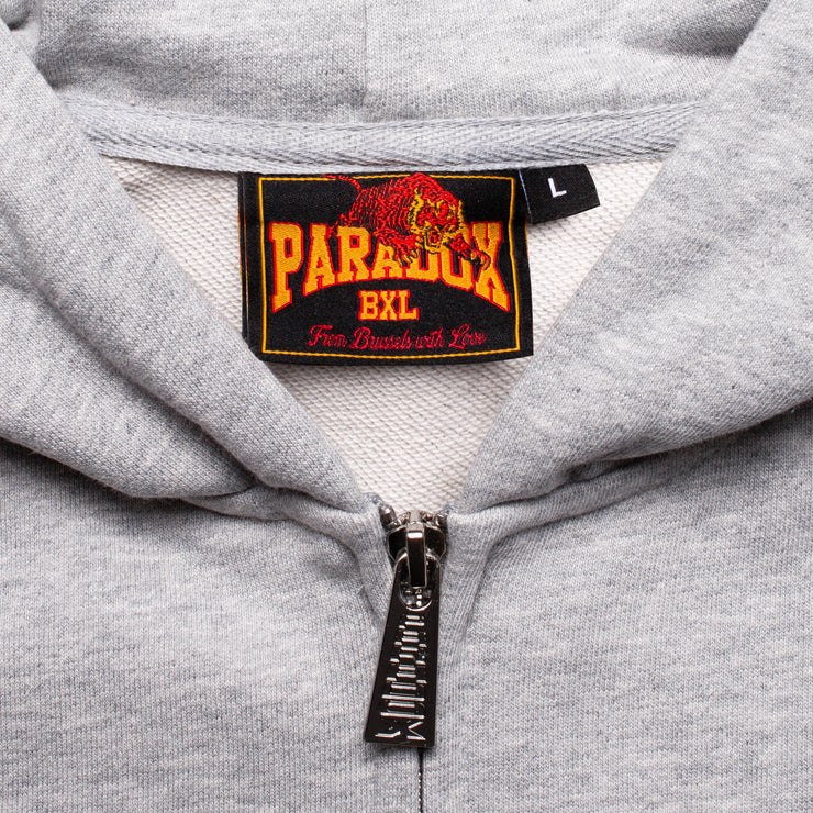 Zipper hoodie men ; zipper hoodie women ; heather grey hoodie ; zip-up hoodie ; cotton hoodie ; custom zipper ; custom woven neck label