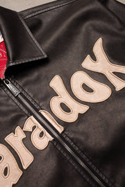 leather jacket ; imitation leather jacket ; washed leather jacket ; leather embroidery