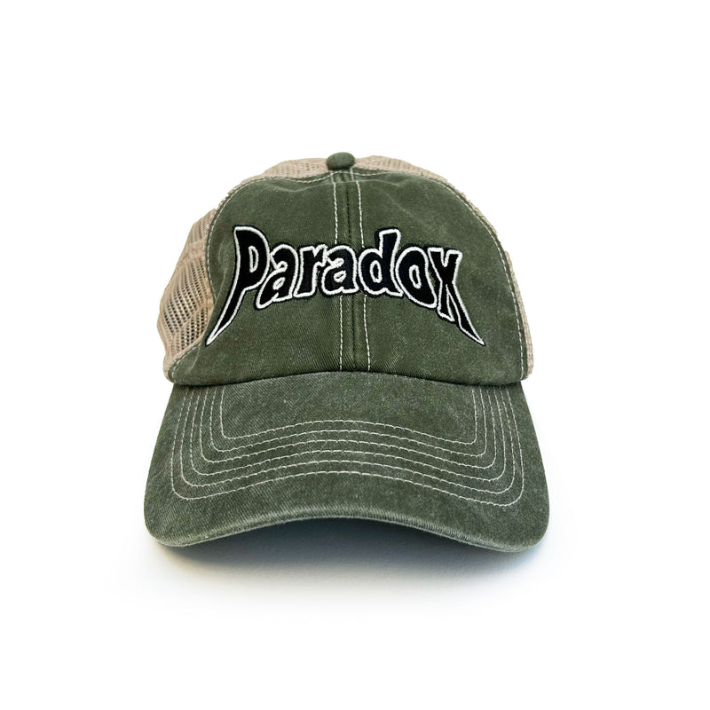 green cap ; acid-washed green cap