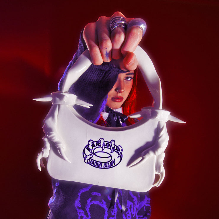 designer bag ; artistic bag ; porcelain bag ; Naomi Gilon bag ; women&