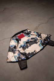 satin jacket ; lowrider cars ; cars illustration ; custom patch ; red patch