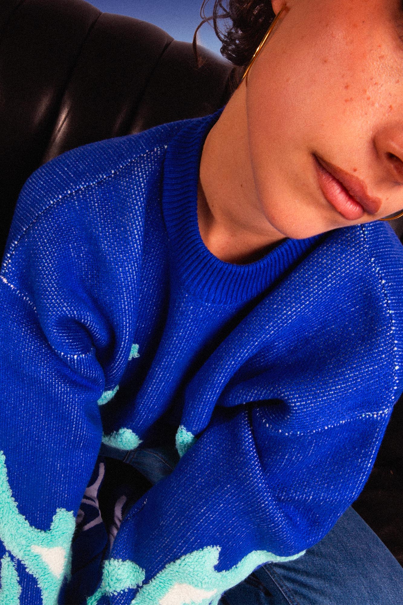 Burn knit blue (pre-order)