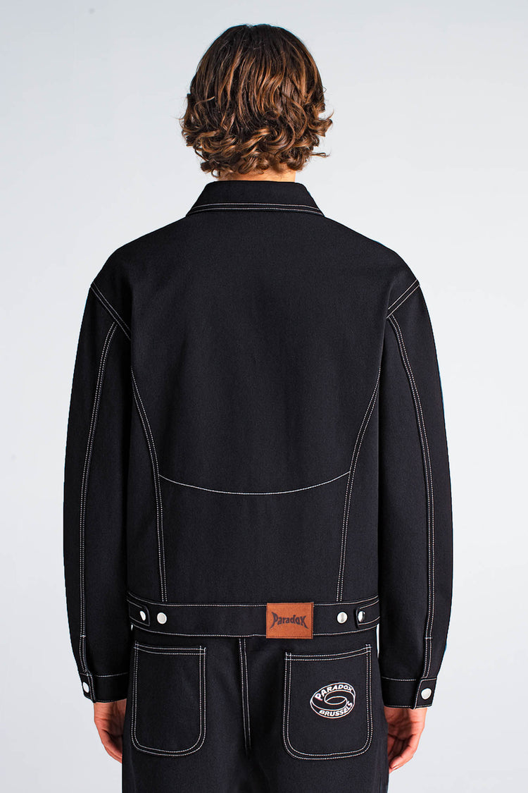 Black Denim Jacket - Paradox Brussels