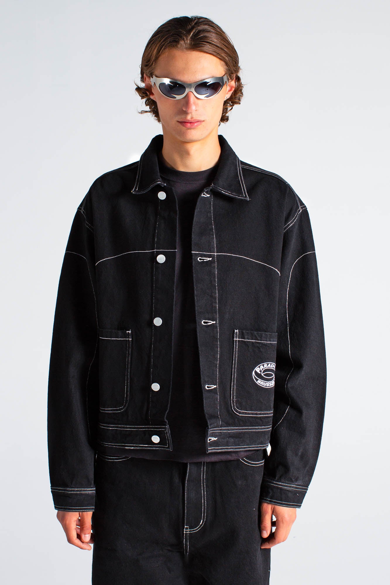Black Denim Jacket - Paradox Brussels