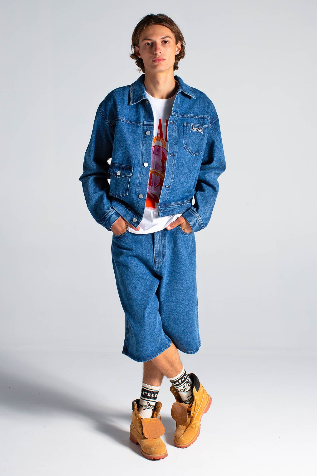 Blue Denim Short - Paradox Brussels