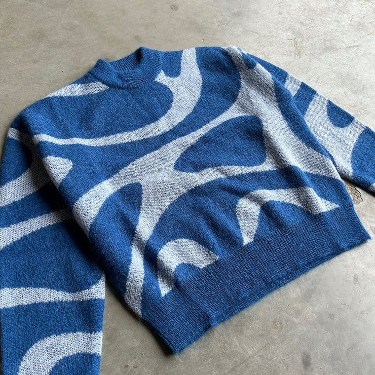 blue pullover ; pullover ; knitwear ; blue pullover men ; blue pullover women