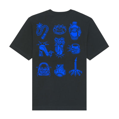 black tee-shirt ; black tee-shirt men ; black tee-shirt women ; cotton tee-shirt ; printed tee-shirt