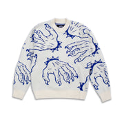 Hands knit WHITE