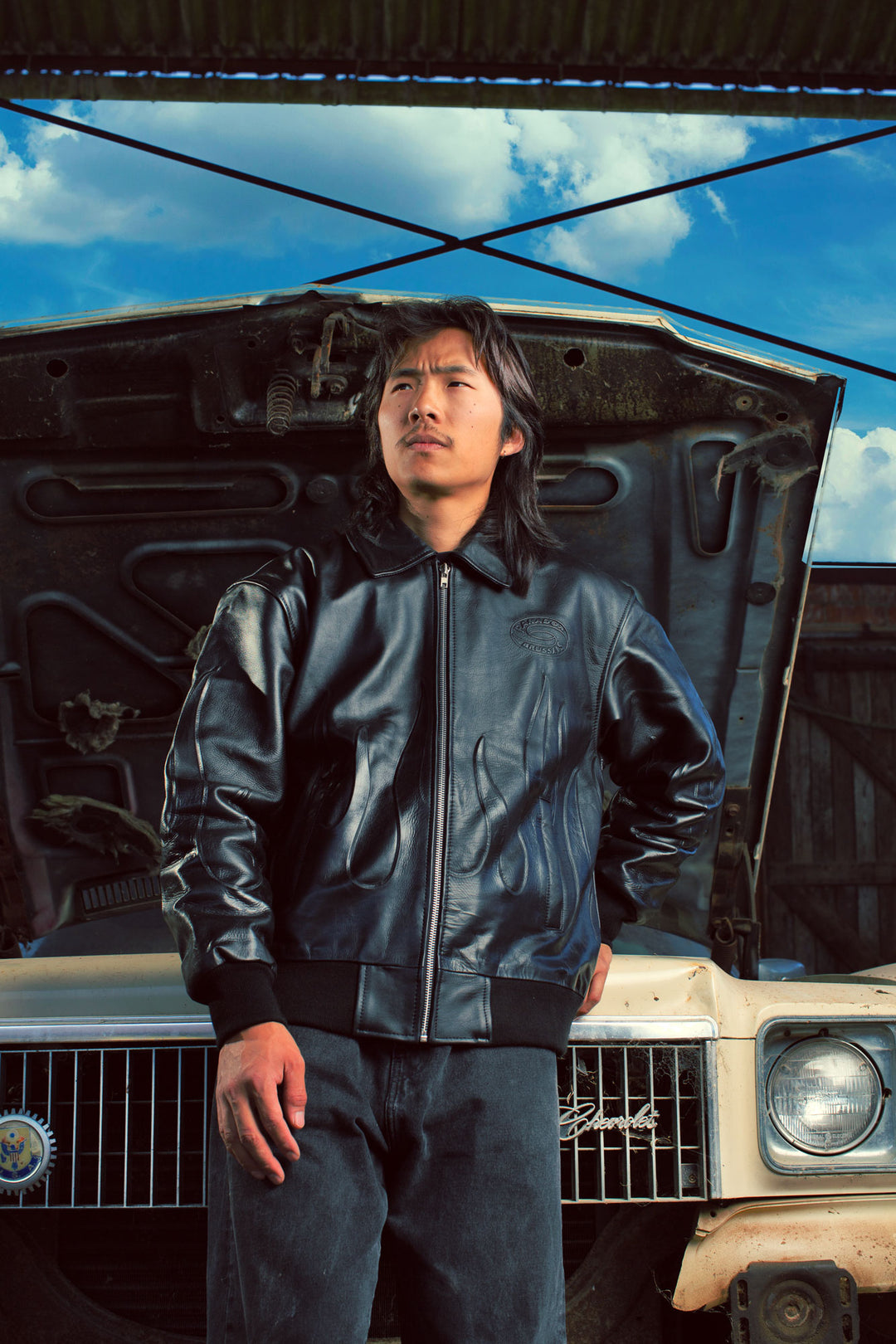 Burn leather Jacket – Paradox Brussels