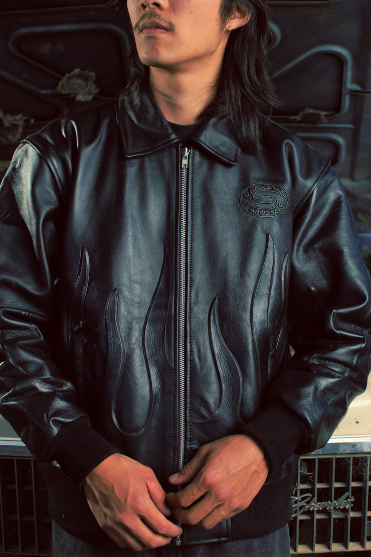 Burn leather Jacket