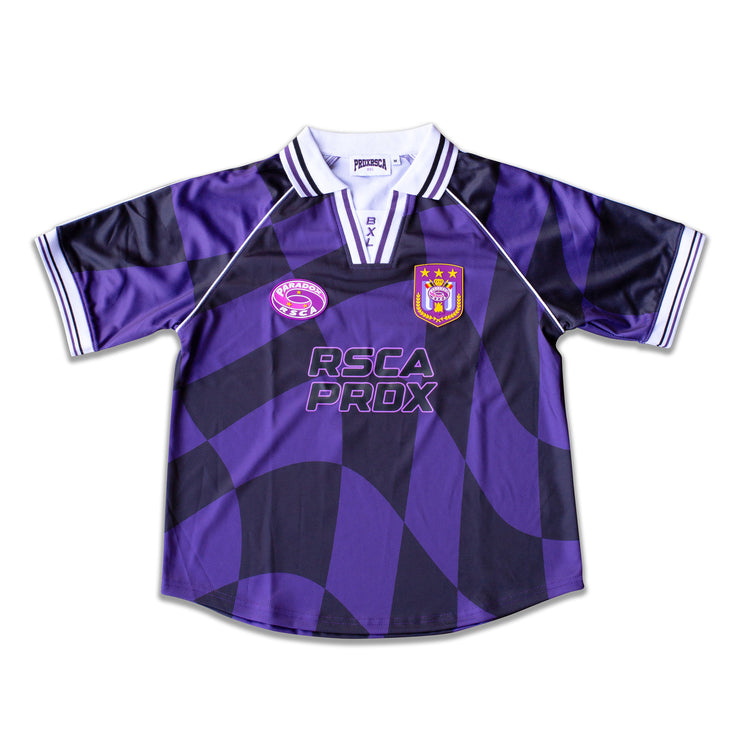 RSCA ; RSCA Anderlecht ; sportswear polo ; capsule collection ; purple polo ; polo men ; polo women ; polyester polo