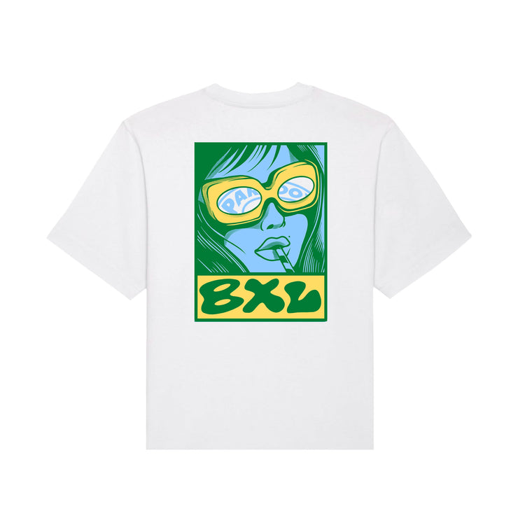 White Tee-shirt men ; White Tee-Shirt woman ; Embroidery Tee-Shirt ; Print Tee-Shirt ; Tee-Shirt summer 