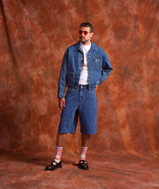 denim short men ; blue denim short ; denim set 