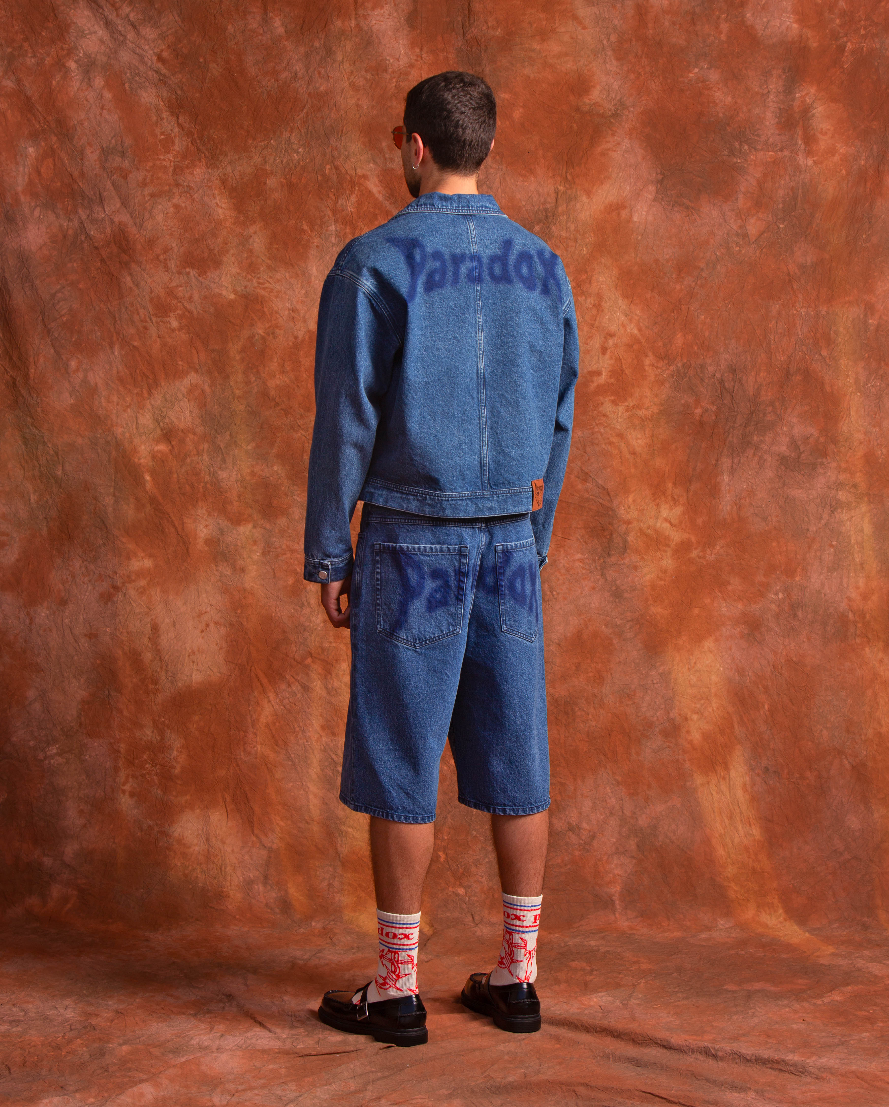 denim short men ; blue denim short ; denim set ; printed jean 