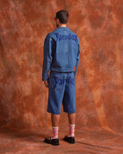 denim jacket men ; blue denim jacket ; printed denim jacket ; denim set