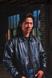 leather jacket ; designer leather jacket ; embossed leather jacket ; flame leather jacket ; men’s leather jacket ; women’s leather jacket ; unisex leather jacket