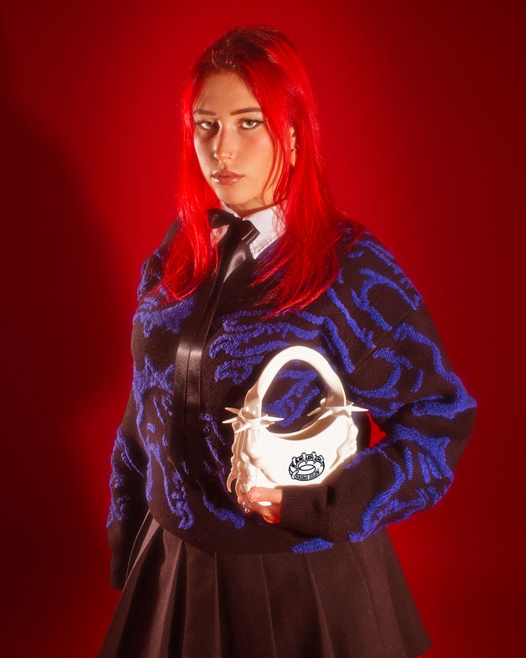 designer bag ; artistic bag ; porcelain bag ; Naomi Gilon bag ; women&