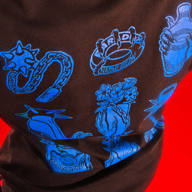 black tee-shirt ; black tee-shirt men ; black tee-shirt women ; cotton tee-shirt ; printed tee-shirt