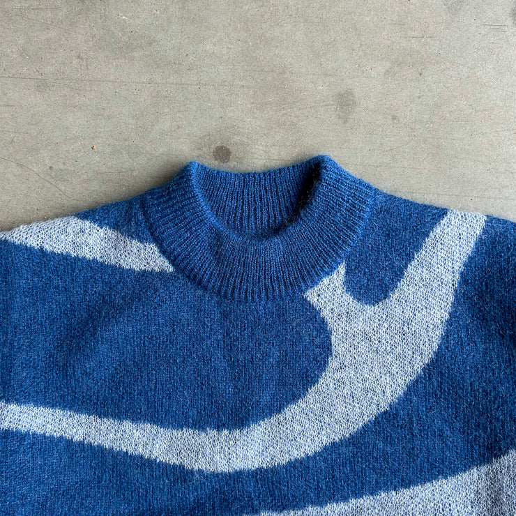 blue pullover ; pullover ; knitwear ; blue pullover men ; blue pullover women