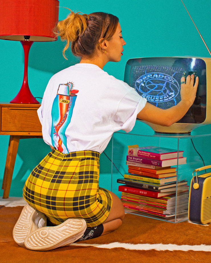 white tee shirt ; cotton tee shirt ; white tee shirt men ; white tee shirt women ; graphic tee shirt ; briquet tee shirt 